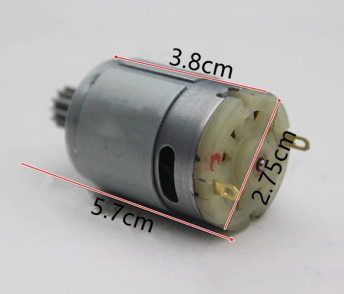 Мотор 380 6V 20000 rpm для дитячого електромобіля 12207 фото