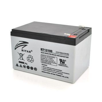 Акумулятор для дитячих електромобілів 12v 10ah Ritar 10704 фото