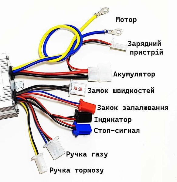 Контролер YK31C 24V 500W для колекторних моторів з обмежувачем швидкостей 10858 фото