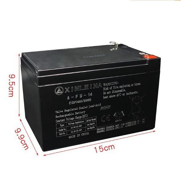 Аккумулятор Xinleina 12v 14Ah 20hr 6-fm-14 для детского электромобиля 11008 фото