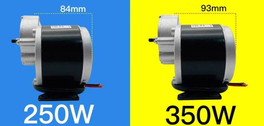 Електродвигун BLDC 36V 350W редукторний 12360 фото