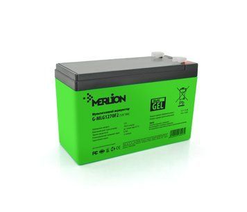 Акумуляторна батарея MERLION 12 V 7 Ah ( 150 x 65 x 95 (100) ) MultiGel 12511 фото