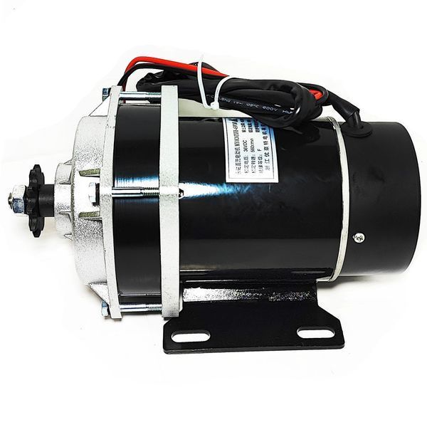 Електродвигун постійного струму 36V 450W редукторний 560rpm 16Ah 11814 фото