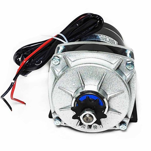 Електродвигун постійного струму 36V 450W редукторний 560rpm 16Ah 11814 фото
