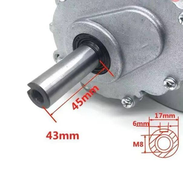 Электромотор 24V 350W 120rpm низкооборотистый 11848 фото