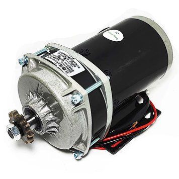 Электромотор постоянного тока 36V 750W редукторный 500rpm 11816 фото