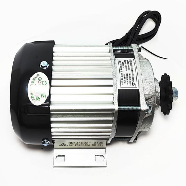 Електромотор безколекторний BLDC 48V 350W редукторний 12166 фото