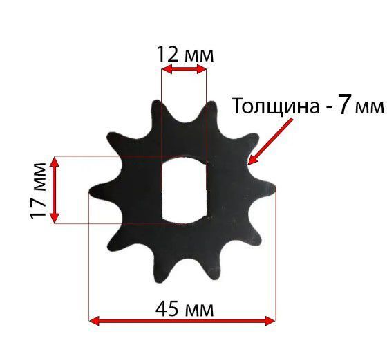 Звезда 428 10 t для квадроцикла и мотоцикла 11228 фото