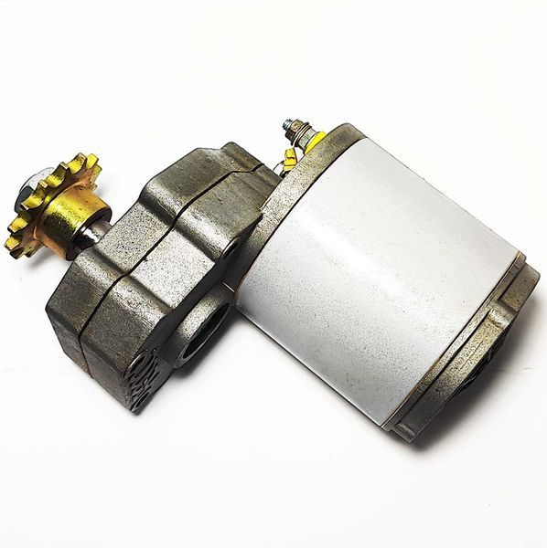 Электромотор редукторный 24V 600W 65rpm 12041 фото