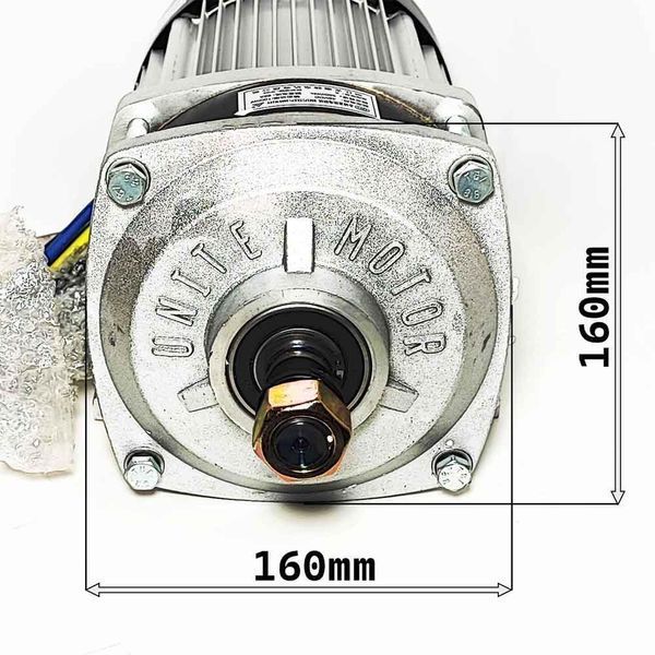 Електромотор BLDC 48 V 1500 W редукторний 12043 фото