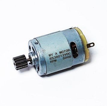 Двигун рульового редуктора дитячого електромобіля RS380 12V 5000 rpm 11144 фото