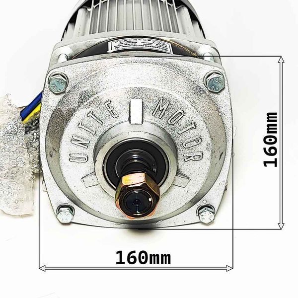 Электромотор BLDC 48V 1000W редукторный 11595 фото