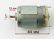 Мотор редуктора дитячого електромобіля Bambi 6V 380 класу 18000 RPM 10400 фото 2