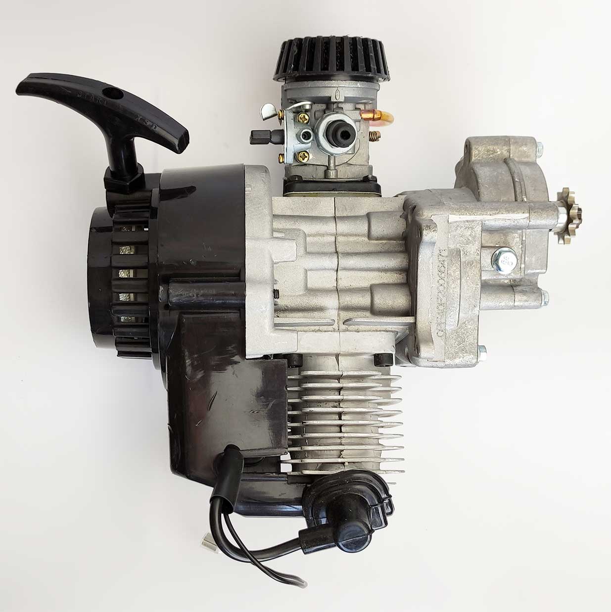 Бензиновый двигатель с редуктором 5:1 11T 49cc для мототехники и ...