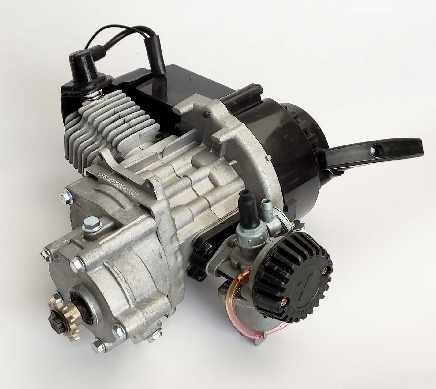 Бензиновый двигатель с редуктором 5:1 11T 49cc для мототехники и ...