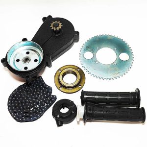 Набор для установки двигателя от мотокосы на велосипед 14.7:1 с фривилом
