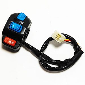 Блок кнопок на руль 8 контактов синие кнопки